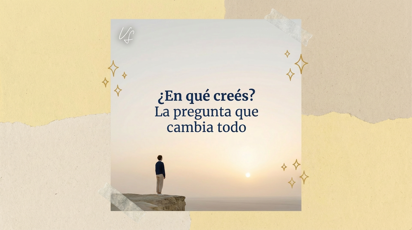 ¿En qué creés? La pregunta que cambia todo